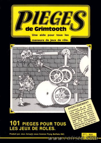 Couverture de Pièges de Grimtooth