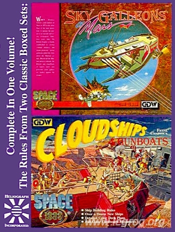 Couverture de Sky Galleons of Mars & Cloudships and Gunboats