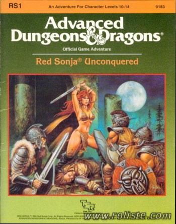Couverture de RS1 - Red Sonja Unconquered