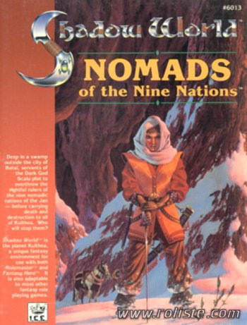 Couverture de Nomads of the Nine Nations
