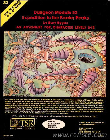 Couverture de S3 - Expedition to the Barrier Peaks