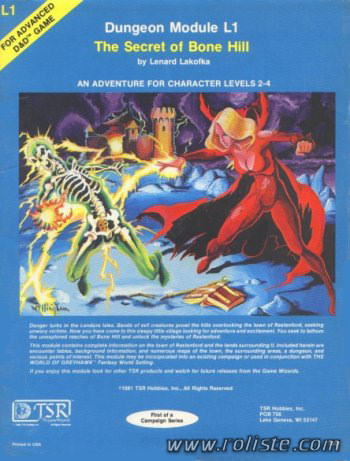 Couverture de L1 - The Secret of Bone Hill