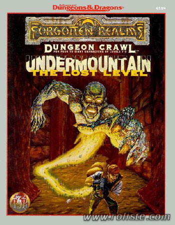 Couverture de XUT1 - Undermountain Trilogy I : The Lost Level