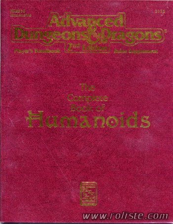 Couverture de PHBR10 - The Complete Book of Humanoids