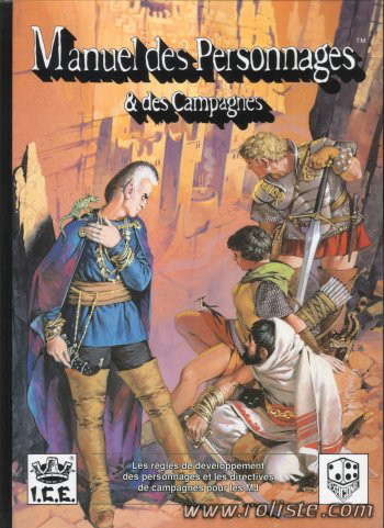 Couverture de Manuel des Personnages et des Campagnes