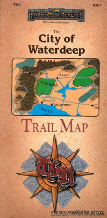 Couverture de TM4 - The City of Waterdeep Trail Map