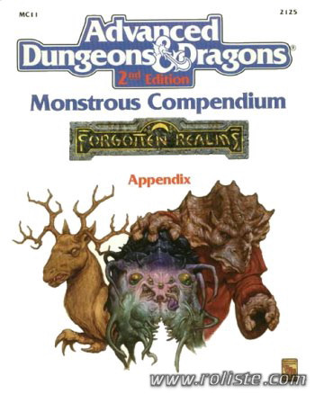 Couverture de MC11 - Monstrous Compendium : Forgotten Realms Appendix II