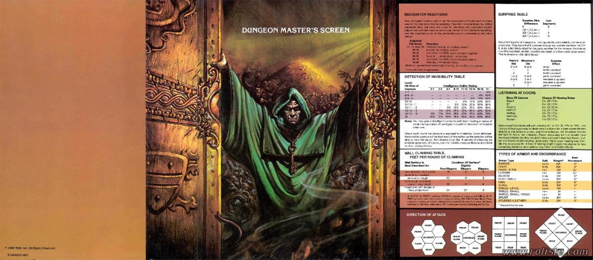 Couverture de REF 1 - Dungeon Master's Screen