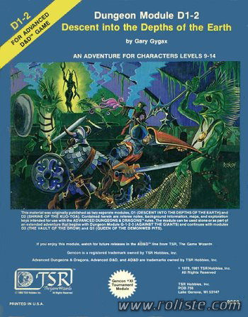 Couverture de D1-2 - Descent into the Depths of the Earth