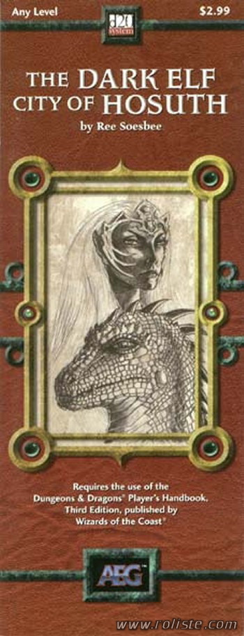 Couverture de Dark Elf City of Hosuth (The)