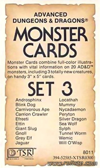 Couverture de Monster Cards : Set 3