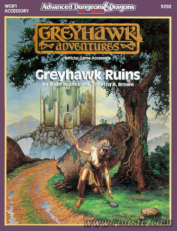 Couverture de WGR1 - Greyhawk Ruins