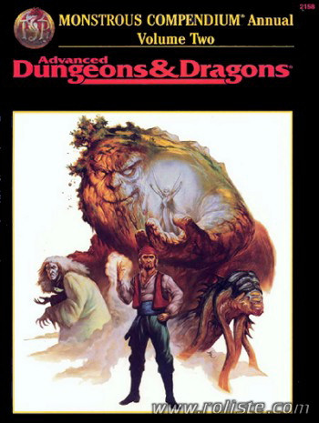 Couverture de Monstrous Compendium Annual Volume 2