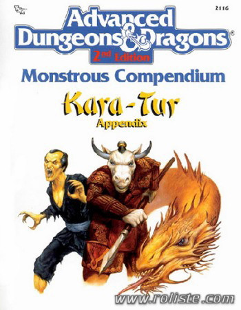 Couverture de MC6 - Monstrous Compendium : Kara-Tur