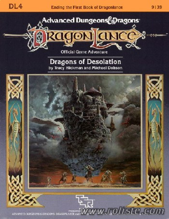 Couverture de DL4 - Dragons of Desolation