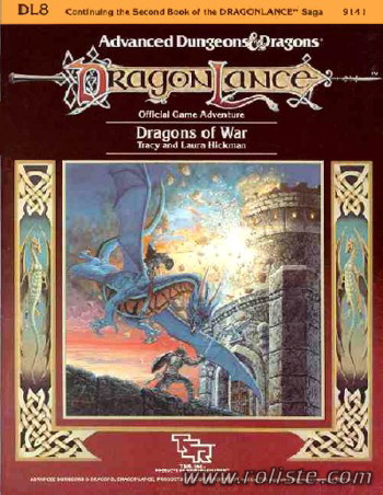 Couverture de DL8 - Dragons of War