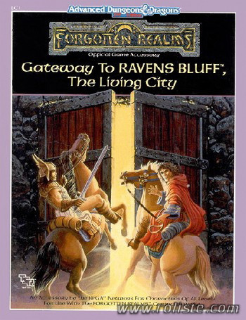 Couverture de LC1 - Gateway to Ravens Bluff, The Living City