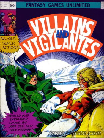 Couverture de Villains and Vigilantes