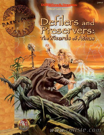 Couverture de Defilers and Preservers : the Wizards of Athas