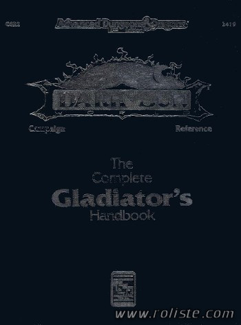 Couverture de CGR2 - The Complete Gladiator's Handbook