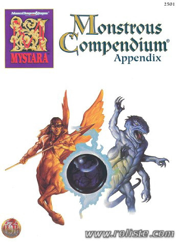Couverture de Monstrous Compendium : Mystara Appendix