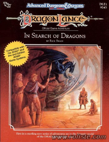 Couverture de DLE1 - In Search of Dragons