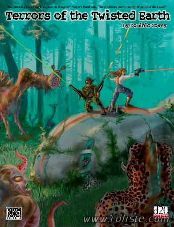 Couverture de Terrors of the Twisted Earth