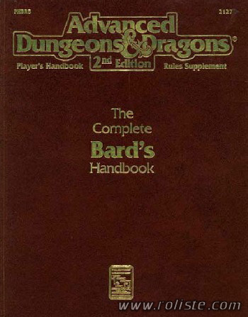 Couverture de PHBR7 - The Complete Bard's Handbook