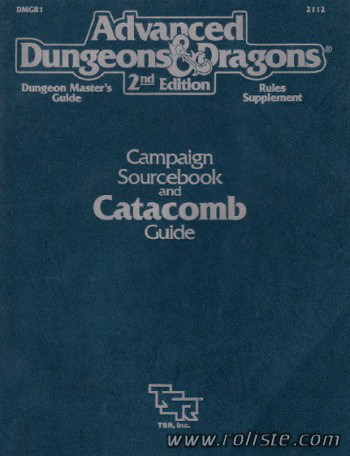 Couverture de DMGR1 - Campaign Sourcebook and Catacomb Guide
