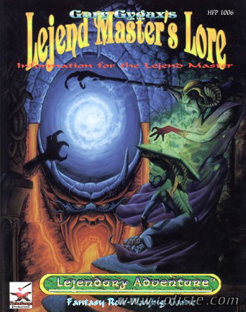 Couverture de Lejend Master's Lore
