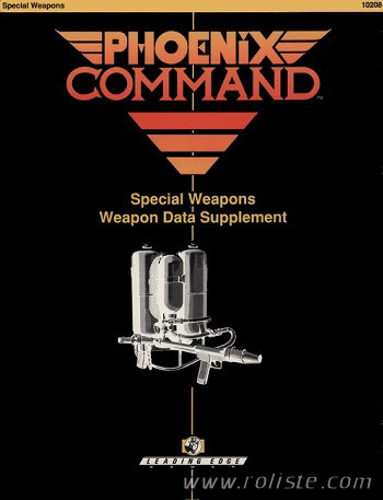 Couverture de Special Weapons Weapon Data Supplement