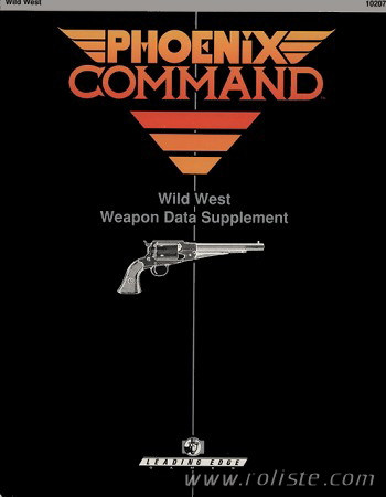 Couverture de Wild West Weapon Data Supplement