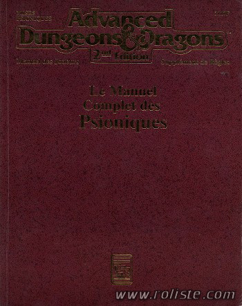 Couverture de MJSR5 - Le Manuel Complet des Psioniques