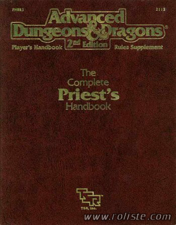 Couverture de PHBR3 - The Complete Priest's Handbook