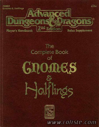 Couverture de PHBR9 - The Complete Book of Gnomes & Halflings