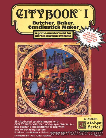 Couverture de CityBook I : Butcher, Baker, Candlestick Maker