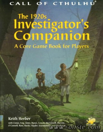 Couverture de 1920s Investigator's Companion (The)