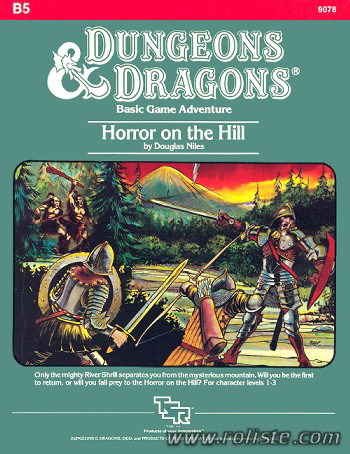Couverture de B5 - Horror on the Hill