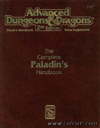 Couverture de PHBR12 - The Complete Paladin's Handbook
