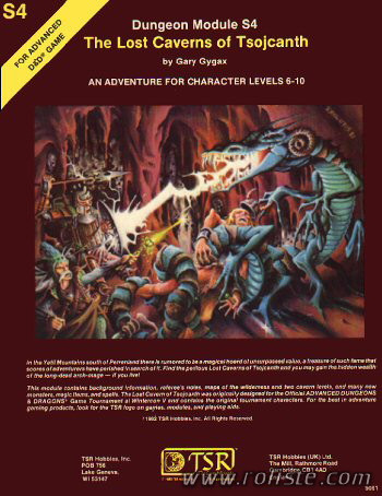 Couverture de S4 - The Lost Caverns of Tsojcanth