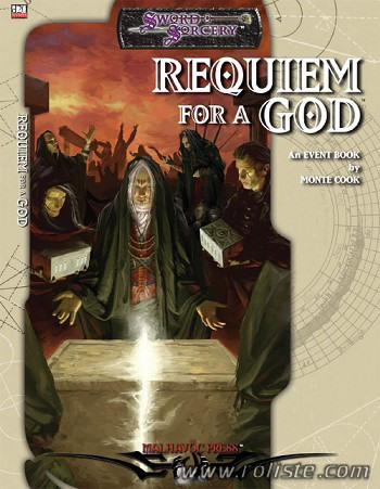 Couverture de Requiem for a God