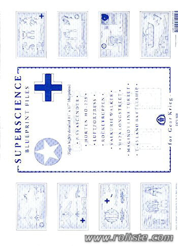 Couverture de Superscience Blueprint Files