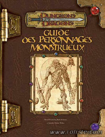 Couverture de Guide des Personnages Monstrueux