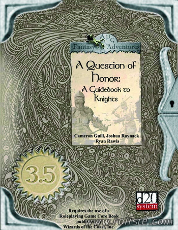 Couverture de Question of Honor : A Guidebook to Knights (A)
