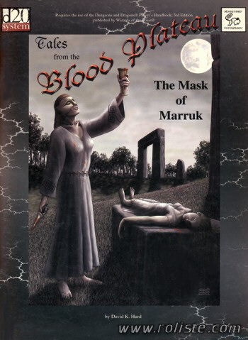 Couverture de Tales from the Blood Plateau : The Mask of Marruk