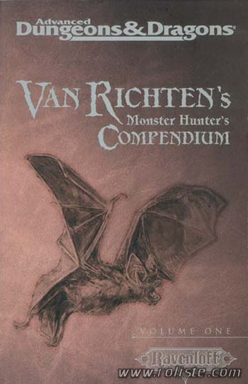 Couverture de Van Richten's Monster Hunter's Compendium Vol. I