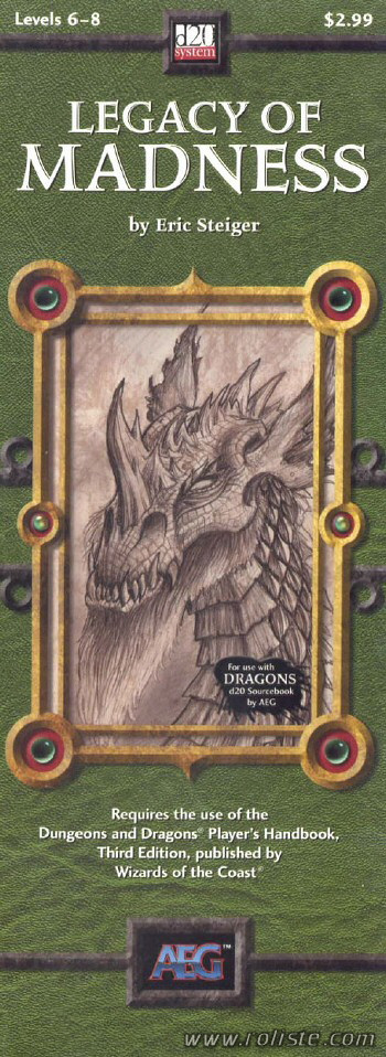 Couverture de Legacy of Madness