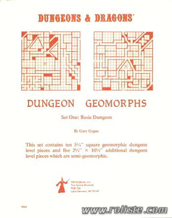Couverture de Dungeon Geomorphs Set 1 : Basic Dungeon