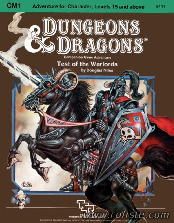 Couverture de CM1 - Test of the Warlords