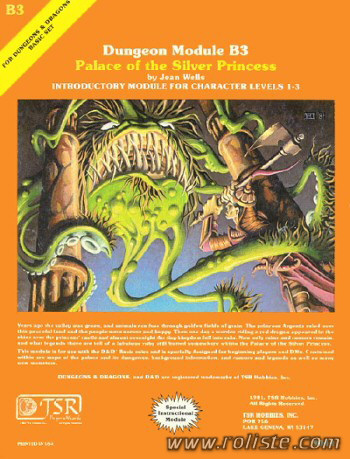 Couverture de B3 - Palace of the Silver Princess